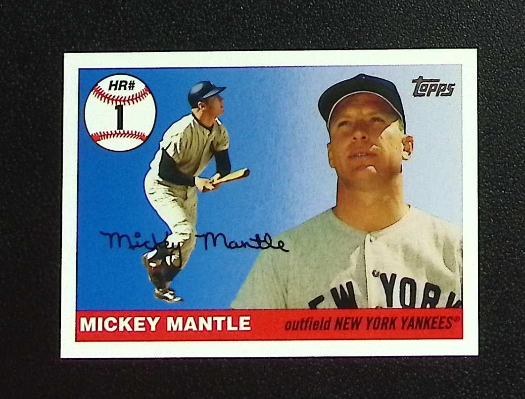 Mickey Mantle 2006 Topps Home Run History #MHR1 New York Yankees: Topps, Bowman, & Fanatics Baseball MLB Trading & Sports Cards, Sports Cards for Sale Near Me, World Series & Hall of Fame Players Memorabilia, Refractors, X-Fractors, Numbered, SP, SSP, Valuable