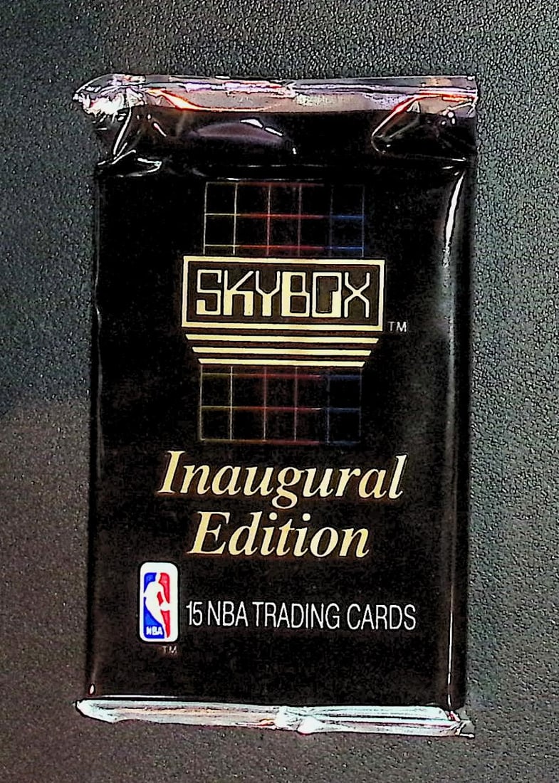 1990 Skybox SERIES 1 Innaugural Edition Basketball Vintage Basketball Retail Box Wax Pack: Vintage Valuable Basketeball NBA Trading & Sports Cards Sold On Line, Michael Jordan, Chicago Bulls, David Robinson Rookie Card, Shawn Kemp Rookie Card, Magic Johnson, Larry Bird, Tim Hardaway RC,