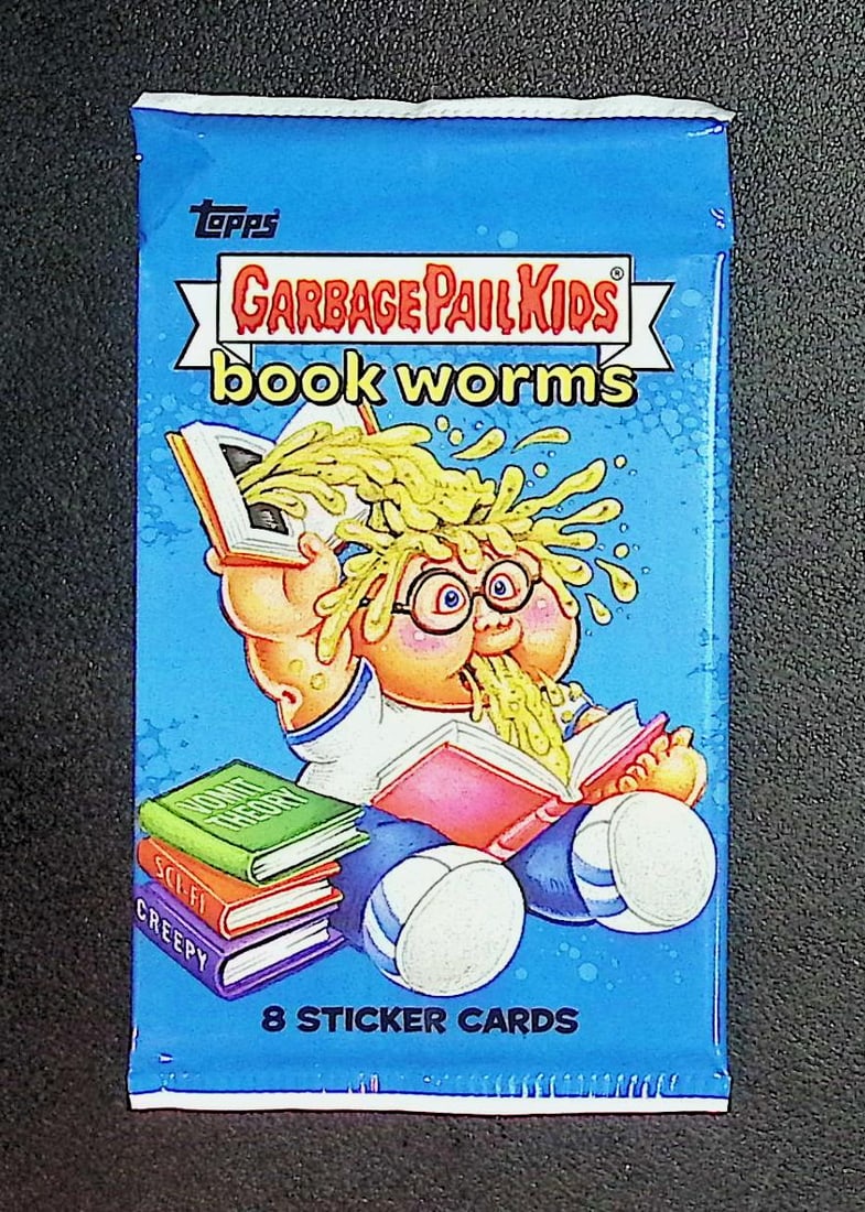 2022 Gargage Pail Kids Bookworms Mega Box Pack: Numbered Cards, Wave Parallels, Topps Trading Cards Sold on Line, Auction Lots for sale on line, Trading Card Stickers