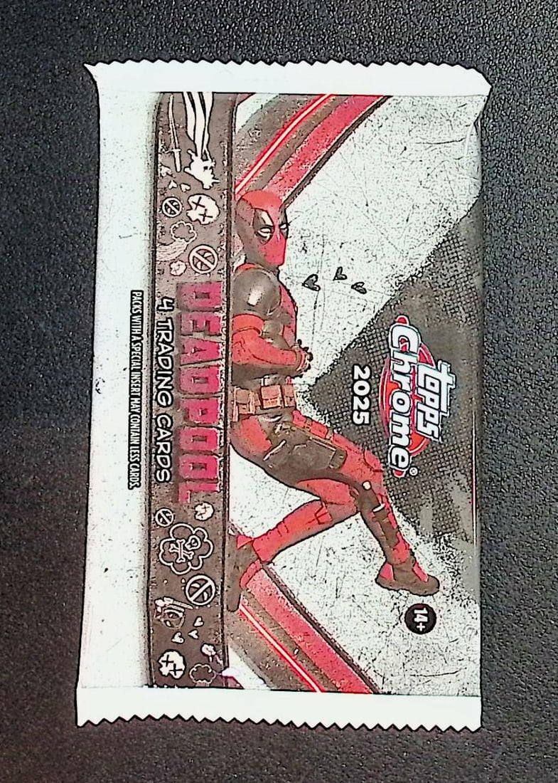 2025 Topps Chrome Marvel Deadpool Value/Blaster Box Pack (1 of 1)