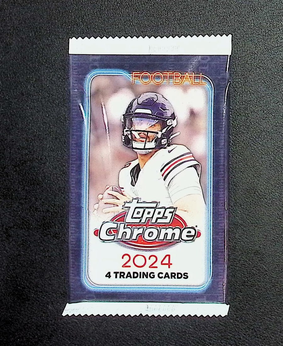2024 Topps Chrome Football Cards BLASTER Box Pack Drake Maye, Jayden Daniels Rookie Card: Topps Football NFL Trading & Sports Cards, Rookie Cards in this Set Are Drake Maye Jayden Daniels, Bo Nix, JJ McCarthy, Marvin Harrison Jr, Refractors, Prism Refractors, X-Fractors, Sports Cards for S