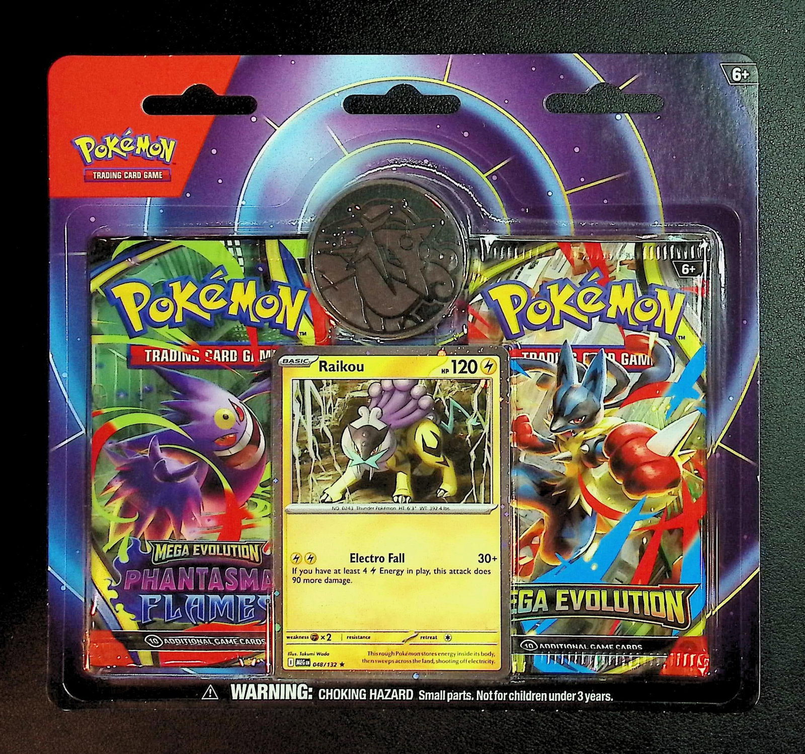Pokemon Mega Evolution Check Lane Blister Booster Hanger: 1 - Mega Evolution & 1 - Phantasmal: Pokemon Trading Card Game Cards, Charizard, Pikachu, Mewto, EX, Referse Holo, Holo Rare Cards, Secret Rare Cards, Full Art Cards, Evee, 3 Stars Ultra Rare Cards, Double Rare, Illustration Rare, Specia