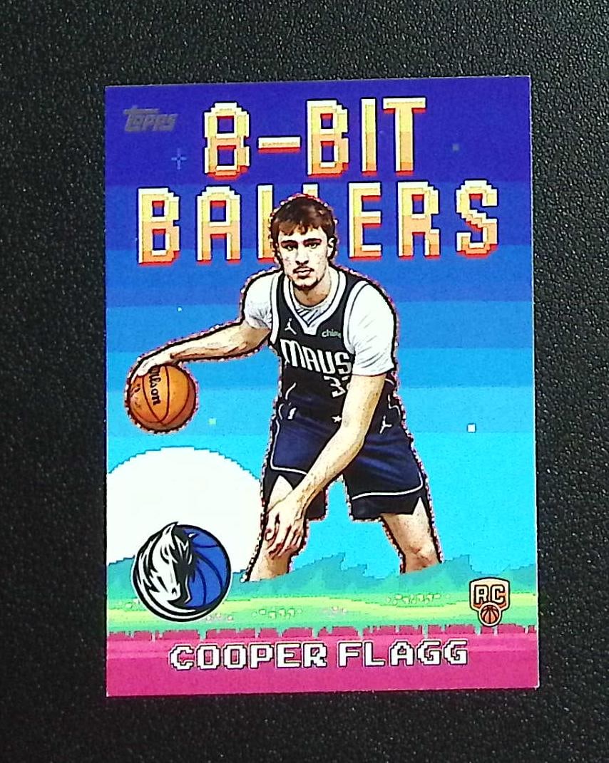 Cooper Flagg Rookie Card 8-Bit Ballers 2025-26 Topps #8B-31 Dallas Mavericks: Topps & Bowman Basketball NBA Trading & Sports Cards, Sports Cards for Sale Near Me, Chrome, Refractor, SP, SSP, Valuable Auction Memorabilia Lots Sold On Line, NBA Championship & Hall of Fame Player 