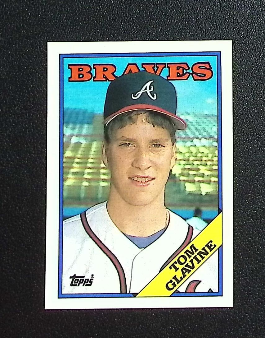 Tom Glavine Rookie Card 1988 Topps #779 Atlanta Braves: Topps, Bowman, & Fanatics Baseball MLB Trading & Sports Cards, Sports Cards for Sale Near Me, World Series & Hall of Fame Players Memorabilia, Refractors, X-Fractors, Numbered, SP, SSP, Valuable Aucti
