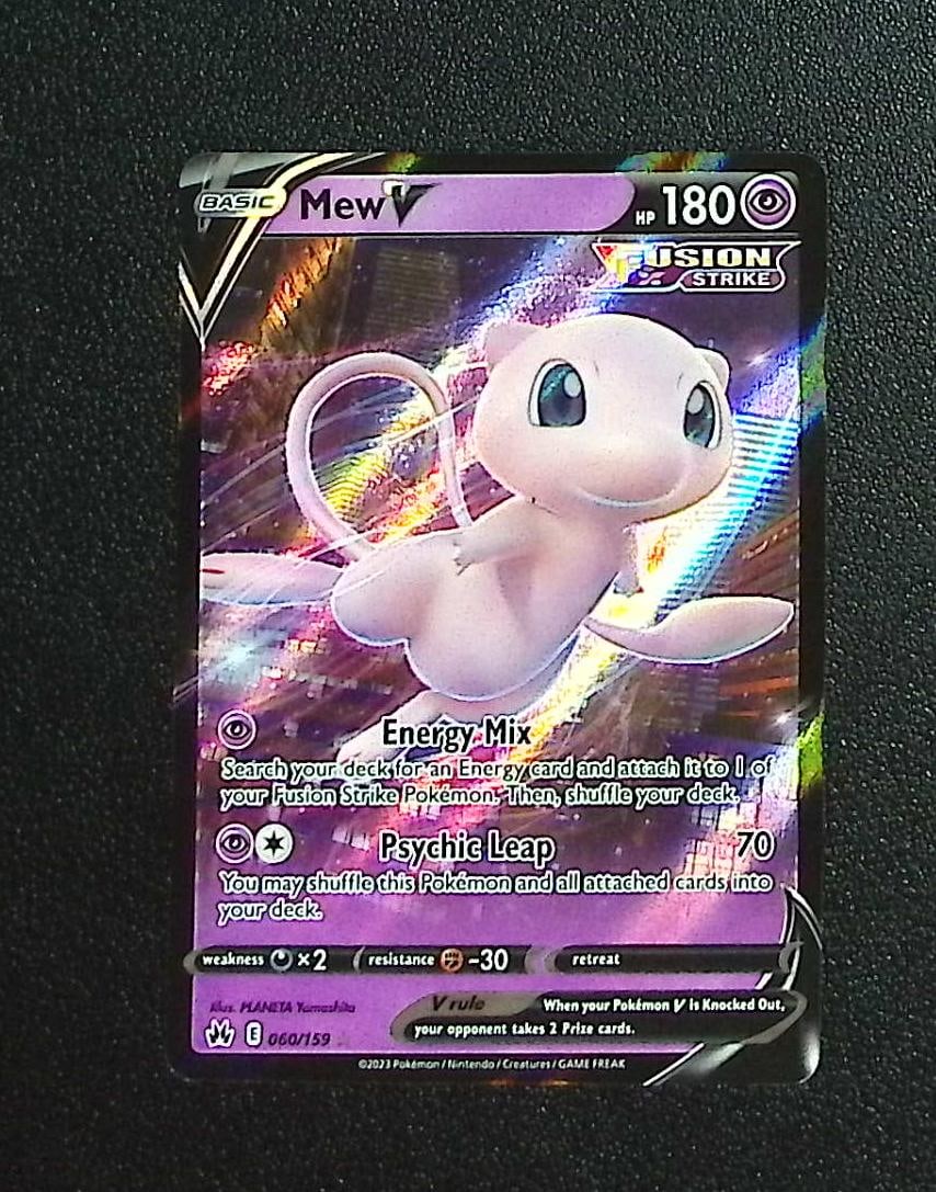 Pokemon Crown Zenith Mew V #60 (1 of 2)