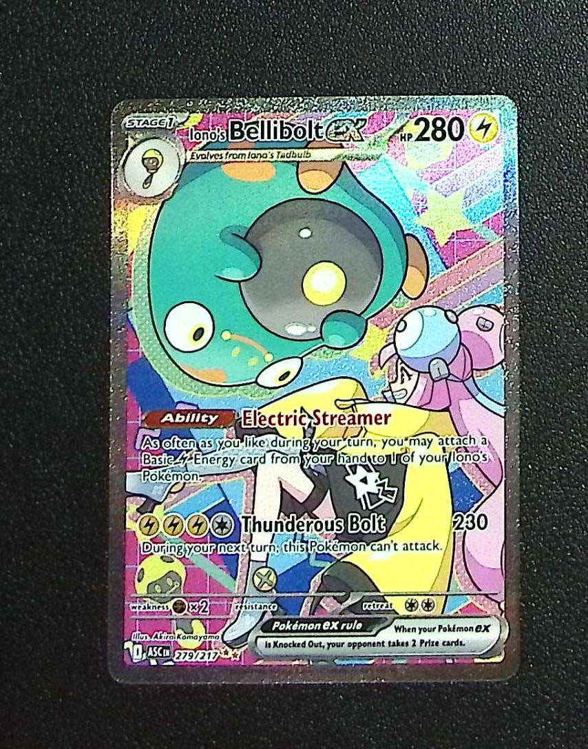Pokemon Ascended Heroes Iono's Bellibolt Ex Special Illustration Rare #279 (1 of 2)
