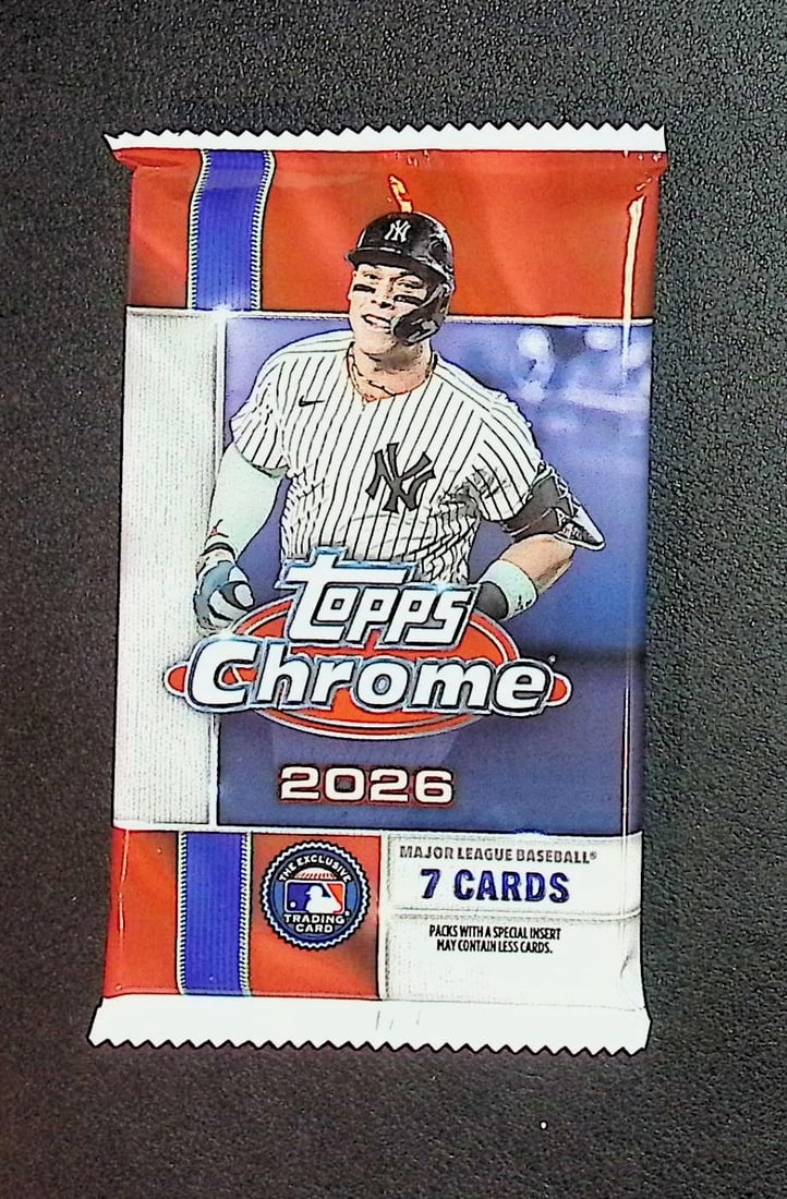 2026 Topps Chrome Baseball Mega Box Pack: Factory Sealed Topps Baseball MLB Trading & Sports Cards, Rookie Cards in this set are Jack Caglianone, Speckled, SP, SSP, Variations, Autographs, Chrome, Refractors, 1976 Topps, Sports Cards for Sale