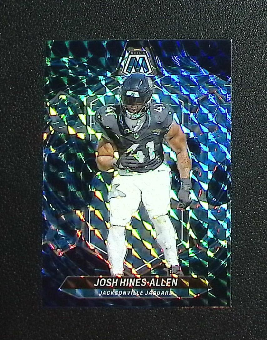Josh Hines-Allen Genesis SSP Case Hit 2024 Mosaic #104 Jacksonville Jaguars: Panini, Donruss Optic, & Donruss Select, Prizm, Mosaic, Contenders, Zenith, Phoenix, Illusions, Absolute, Rookie NFL Sports Trading Cards, SP, SSP, Cards, Football Cards for Sale Near Me, Superbowl & 
