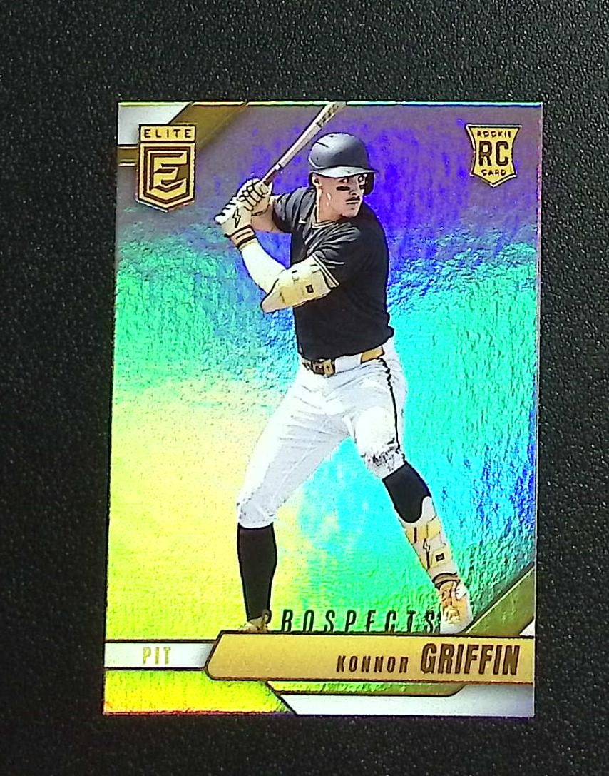 Konnor Griffin Rookie Card 2026 Donruss Elite #165 Pittsburgh Pirates: Panini, Donruss, & Donruss Optic Baseball MLB Trading & Sports Cards, Sports Cards for Sale Near Me, Prizm, Mosaic, Select, SP, SSP, Auction Memorabilia Lots for Sale On Line, World Series & Hall of F
