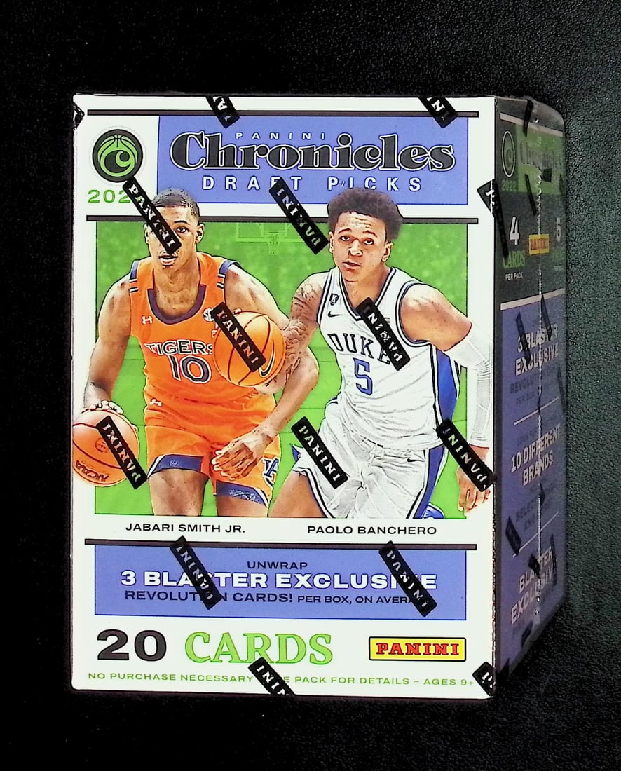 2022 Panini Chronicles Draft Picks Basketball Blaster Box - Rookies: Paolo Banchero, Chet Holmgren: Panini Chronicles Draft Picks Basketball NBA Trading & Sports Cards, Sports Cards for Sale Near Me, Auction Lots for Sale On Line, Shai Gilgeous-Alexander, Steph Curry, Nikola Jokic, Luka Doncic, Anth