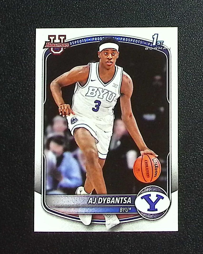 AJ Dybantsa 1st Bowman 2025-26 Bowman #BPP-1 BYU Cougars, Wizards: Topps & Bowman Basketball NBA Trading & Sports Cards, Sports Cards for Sale Near Me, Chrome, Refractor, SP, SSP, Valuable Auction Memorabilia Lots Sold On Line, NBA Championship & Hall of Fame Player 