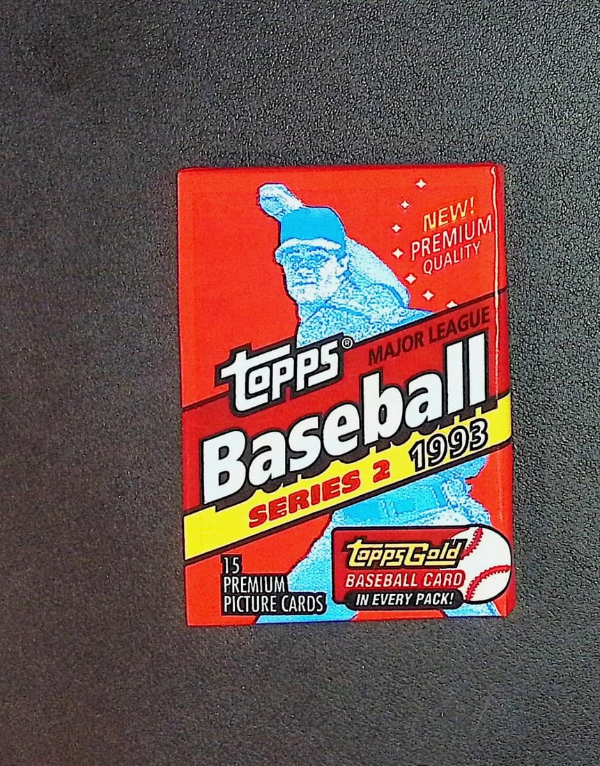 1993 Topps Vintage Series 2 Baseball Card Retail Box Wax Pack: Vintage Valuable Topps Baseball MLB Trading & Sports Cards, Robin Yount, George Brett, Rickey Henderson, Nolan Ryan, Old Sports Cards for Sale Near Me, World Series & hall of Fame Players, Auction Mem