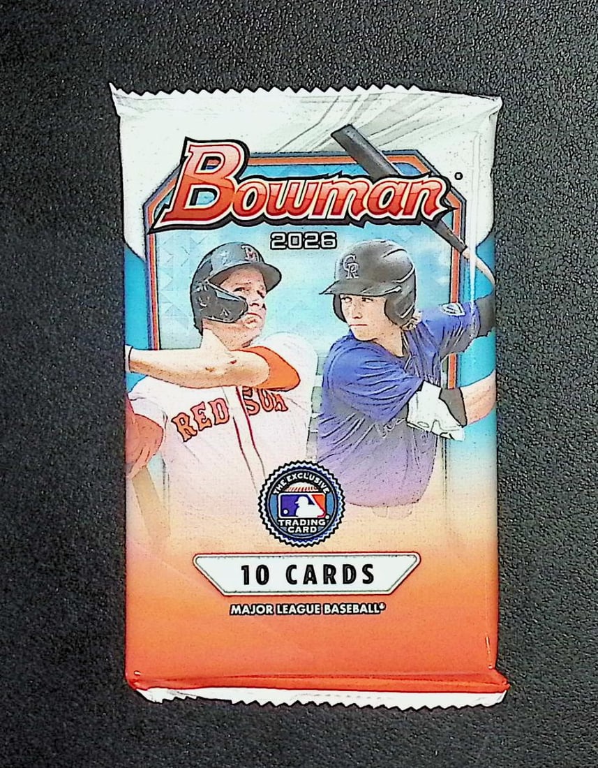 2026 Bowman Baseball Cards BLASTER BOX PACK Roman Anthony Rookie Card, Konnor Griffin Prospect (1 of 1)