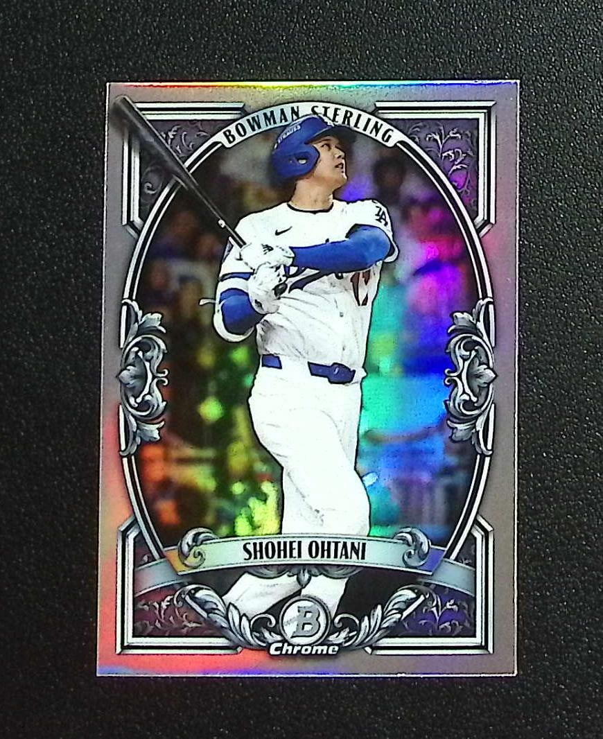 Shohei Ohtani Bowman Sterling 2026 Bowman Chrome #BST-6 Los Angeles Dodgers: Topps, Bowman, & Fanatics Baseball MLB Trading & Sports Cards, Sports Cards for Sale Near Me, World Series & Hall of Fame Players Memorabilia, Refractors, X-Fractors, Numbered, SP, SSP, Valuable Aucti
