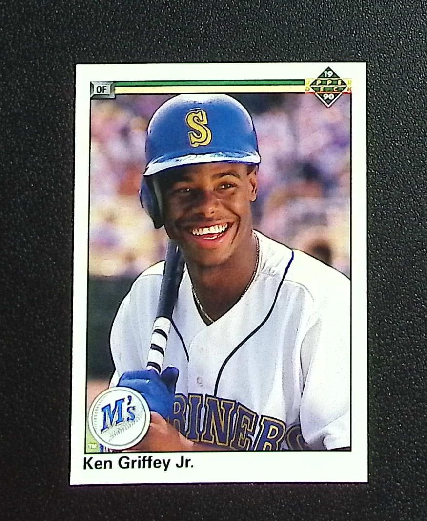 Ken Griffey Jr. 1990 Upper Deck #156 Seattle Mariners: Upper Deck Baseball MLB Trading & Sports Cards, Old Sports Cards for Sale Near Me, Auction Memorabilia Lots for Sale On Line, World Series & Hall of Fame Players