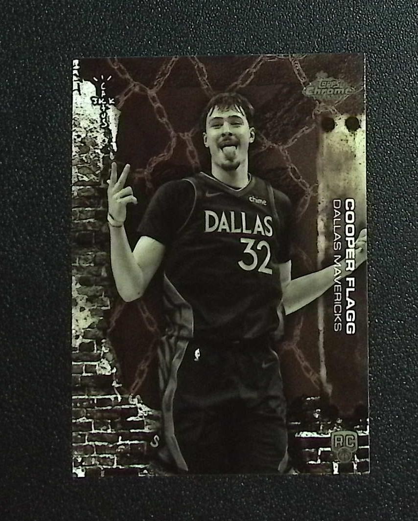 Cooper Flagg Rookie Card 2025-26 Topps Chrome Cactus Jack #61 Dallas Mavericks: Topps & Bowman Basketball NBA Trading & Sports Cards, Sports Cards for Sale Near Me, Chrome, Refractor, SP, SSP, Valuable Auction Memorabilia Lots Sold On Line, NBA Championship & Hall of Fame Player 