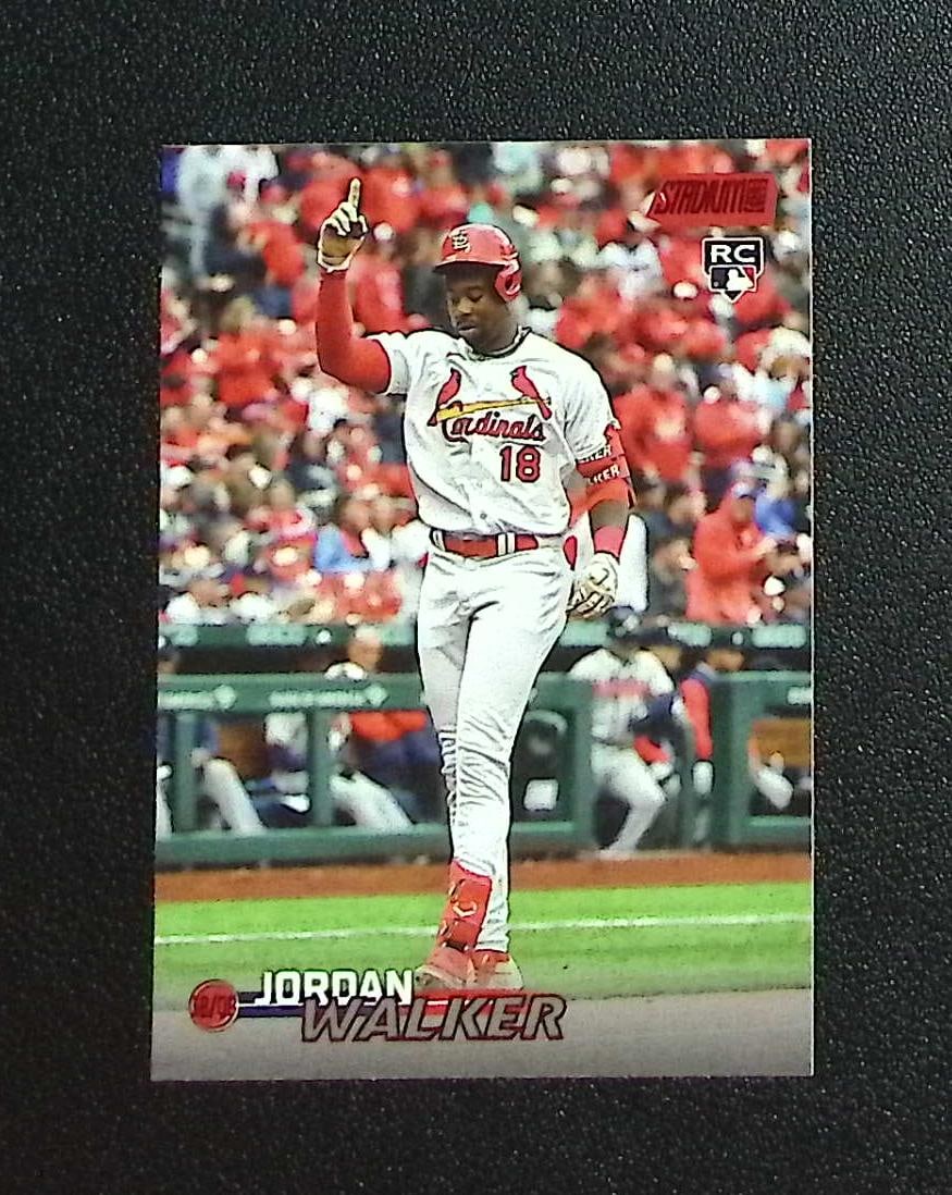 Jordan Walker Rookie Card Red Foil 2023 Topps Stadium Club #164 St. Louis Cardinals: Topps, Bowman, & Fanatics Baseball MLB Trading & Sports Cards, Sports Cards for Sale Near Me, World Series & Hall of Fame Players Memorabilia, Refractors, X-Fractors, Numbered, SP, SSP, Valuable Aucti