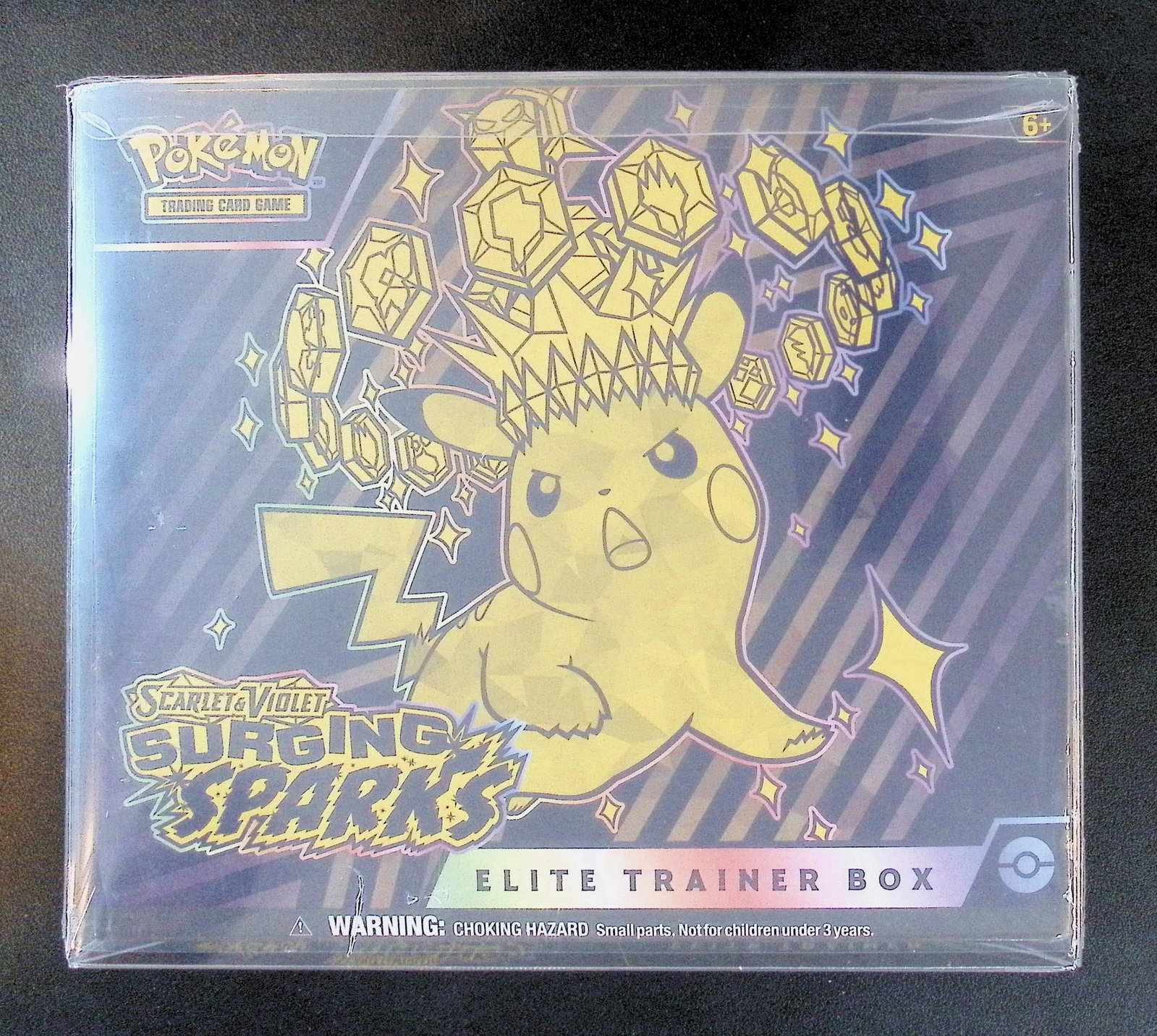 Pokemon Scarlet & Violet Surging Sparks Elite Trainer Box, Charizard, Pikachu, Holo: Pokemon Trading Card Game Cards, Charizard, Pikachu, Mewto, EX, Referse Holo, Holo Rare Cards, Secret Rare Cards, Full Art Cards, Evee, 3 Stars Ultra Rare Cards, Double Rare, Illustration Rare, Specia