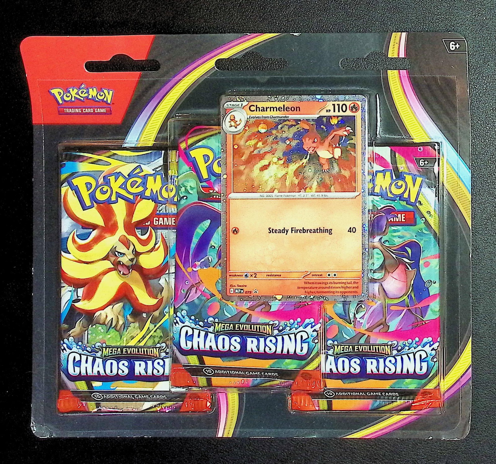 Pokemon Chaos Rising Blister 3 Pack Blister Booster Pack Set (1 of 1)