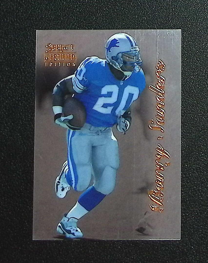 Barry Sanders 1996 Select Certified Edition #33 Detroit Lions (1 of 2)