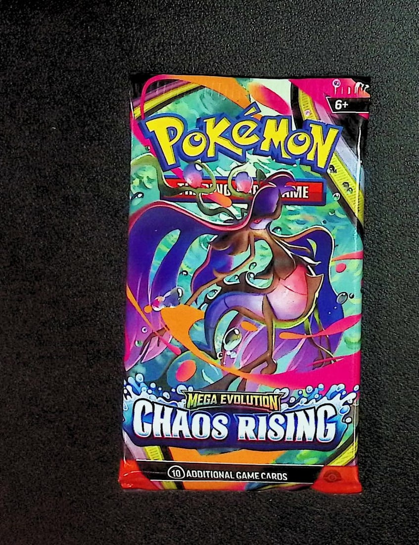2026 Pokemon Chaos Rising 10 Card Booster Pack Charizard Pikachu Holo Rare Cards: Pokemon Trading Card Game Cards, Charizard, Pikachu, Mewto, EX, Referse Holo, Holo Rare Cards, Secret Rare Cards, Full Art Cards, Evee, 3 Stars Ultra Rare Cards, Double Rare, Illustration Rare, Specia