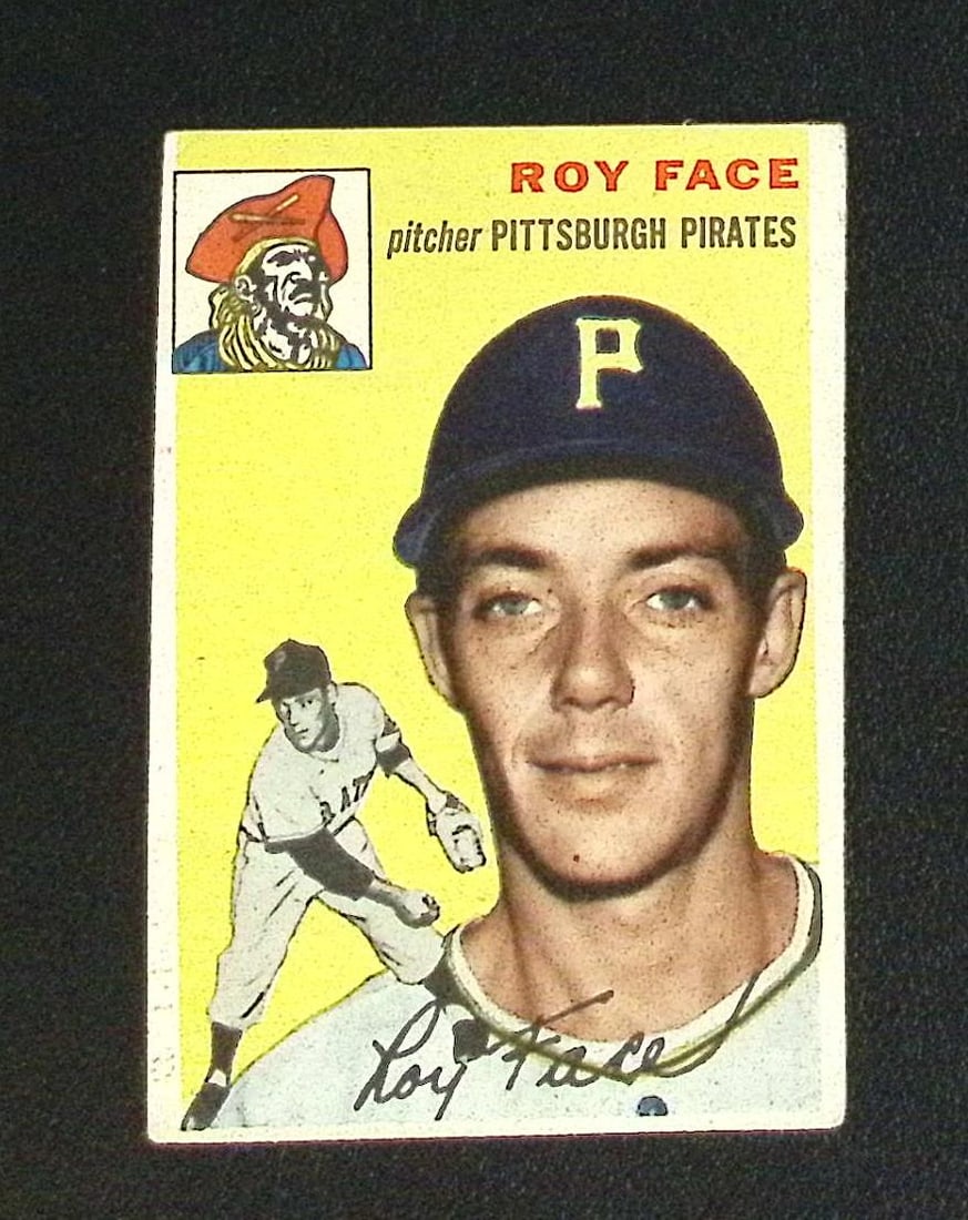 Roy Face 1954 Topps #87 VG, Vintage Baseball Card: MLB Trading Cards, Baseball Cards, Topps Cards, Topps Baseball Cards, Topps Vintage Cards, Sports Cards for Sale Near Me, Vintage Sports Card, Vintage Baseball Cards, Old Baseball Cards, Old Sports Ca