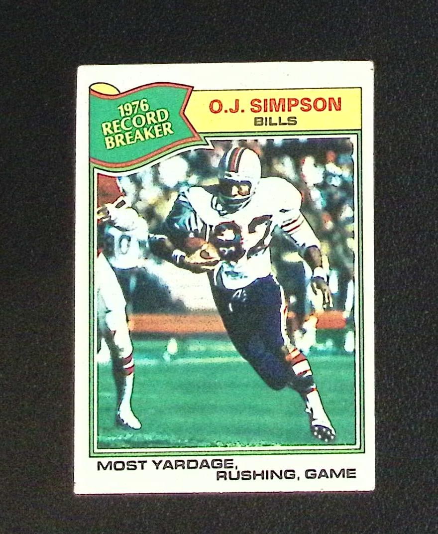Oj Simpson 1977 Topps #453 EX, Buffalo Bills: Topps & Bowman Football NFL Trading Sports Cards, Sports Cards for Sale Near Me, Super Bowl & Hall of Fame Player Cards, Resurgence, Composite, SP, SSP, Valuable Auction Memorabilia Lots For Sale On L