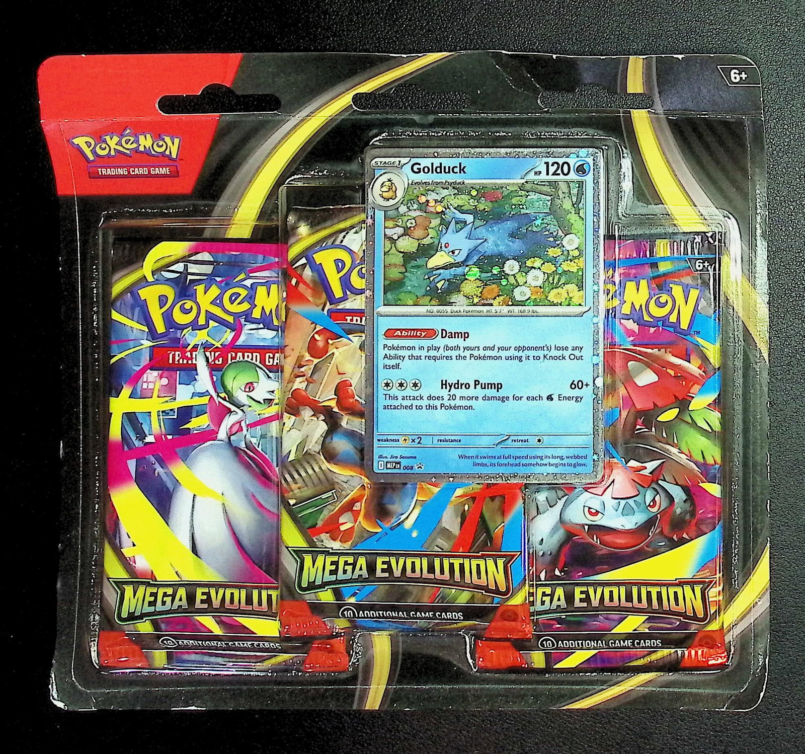 2025 Pokemon Mega Evolutions Blister 3 Pack Blister Booster Pack Set: Pokemon Trading Card Game Cards, Charizard, Pikachu, Mewto, EX, Referse Holo, Holo Rare Cards, Secret Rare Cards, Full Art Cards, Evee, 3 Stars Ultra Rare Cards, Double Rare, Illustration Rare, Specia