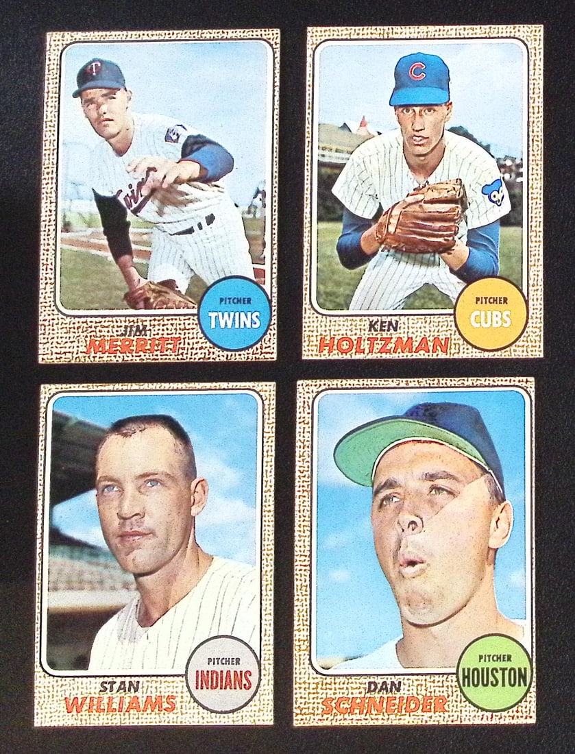 Lot of 4 1968 Topps Vintage Baseball Cards. All Different, See Pictures for Cards/Condition: MLB Trading Cards, Baseball Cards, Topps Cards, Topps Baseball Cards, Topps Vintage Cards, Sports Cards for Sale Near Me, Vintage Sports Card, Vintage Baseball Cards, Old Baseball Cards, Old Sports Ca