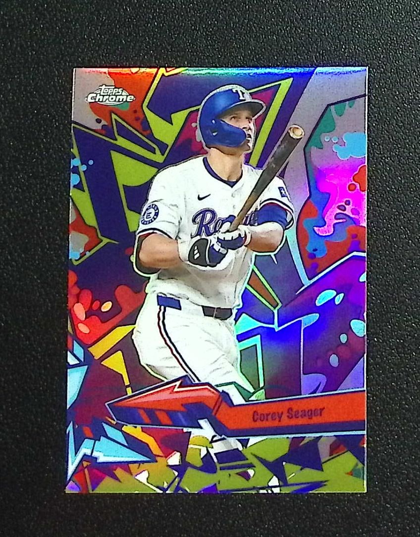 Corey Seager Wild style 2026 Topps Chrome #WST-15 Texas Rangers: Topps, Bowman, & Fanatics Baseball MLB Trading & Sports Cards, Sports Cards for Sale Near Me, World Series & Hall of Fame Players Memorabilia, Refractors, X-Fractors, Numbered, SP, SSP, Valuable Aucti