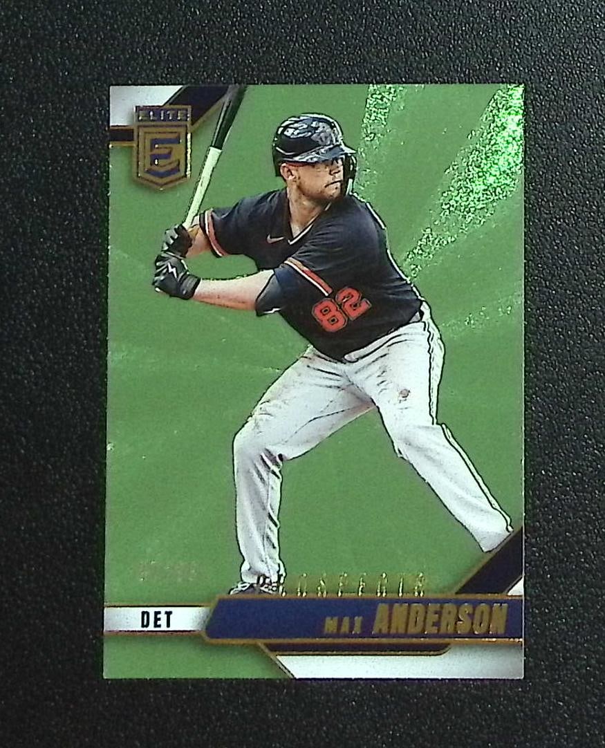 Max Anderson Prospects Neon Green /99 2026 Donruss Elite #148 Detroit Tigers: Panini, Donruss, & Donruss Optic Baseball MLB Trading & Sports Cards, Sports Cards for Sale Near Me, Prizm, Mosaic, Select, SP, SSP, Auction Memorabilia Lots for Sale On Line, World Series & Hall of F