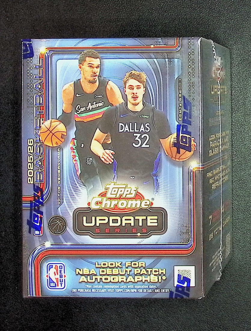 2025-26 Topps Chrome Update Basketball Blaster Box (1 of 1)