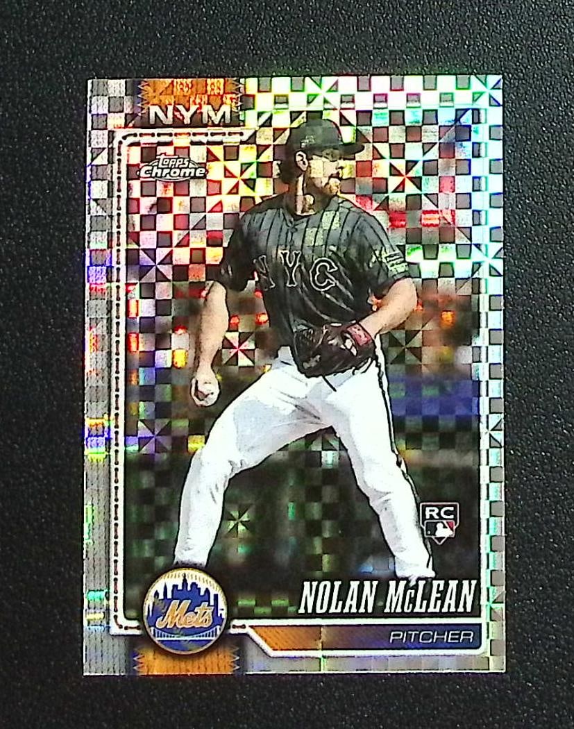 Nolan McLean Rookie Card Xfractor 2026 Topps Chrome #236 New York Mets: Topps, Bowman, & Fanatics Baseball MLB Trading & Sports Cards, Sports Cards for Sale Near Me, World Series & Hall of Fame Players Memorabilia, Refractors, X-Fractors, Numbered, SP, SSP, Valuable Aucti
