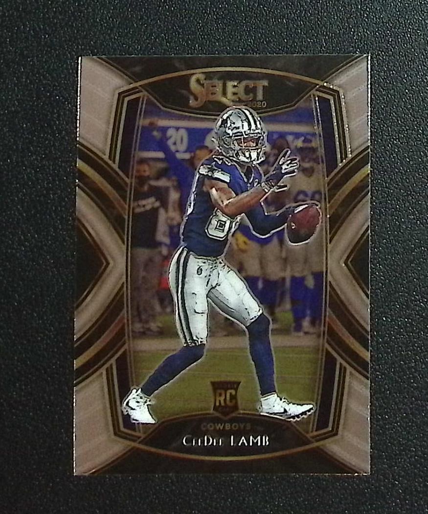 CeeDee Lamb Rookie Card Club Level 2020 Select #257 Dallas Cowboys: Panini, Donruss Optic, & Donruss Select, Prizm, Mosaic, Contenders, Zenith, Phoenix, Illusions, Absolute, Rookie NFL Sports Trading Cards, SP, SSP, Cards, Football Cards for Sale Near Me, Superbowl & 