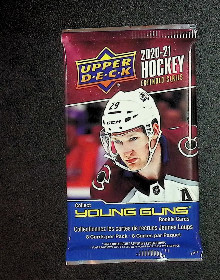 2020-21 Upper Deck Extended Series Hockey Card HOBBY BOX PACK Sports Cards: Upper Deck Hockey NHL Trading & Sports Cards, Sports Cards for Sale Near Me, Connor McDavid, Alex Ovechkin, Sidney Crosby, Nathan McKinnon, Stanley Cup & Hall of Fame Players, Auction Memorabilia Lots
