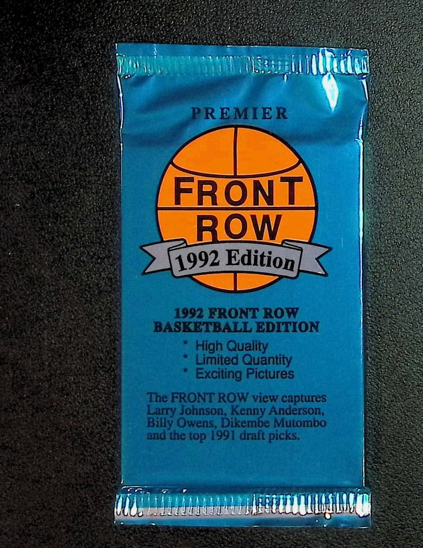 1992 Front Row Premier Vintage Basketball Retail Box Pack: Vintage Valuable Basketeball NBA Trading & Sports Cards Sold On Line, Michael Jordan, Chicago Bulls, Magic Johnson, Larry Bird, Old Sports Cards for Sale Near Me, Auction Lots Sold On Line