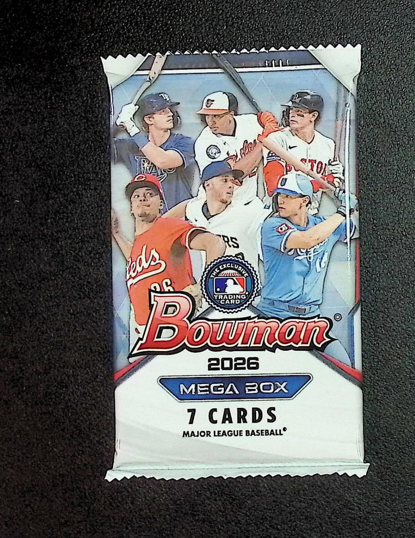 2026 Bowman Baseball Cards MEGA BOX PACK, Roman Anthony Rookie Card, Konnor Griffin Prospect: Set Rookies Include: Cooper Flagg, Kon Knuepple, V.J. Edgecombe, & Carter Bryant. Bowman Basketball NBA Trading & Sports Cards, Sports Cards for Sale Near Me, Champion and Hall of Fame Players, Auctio