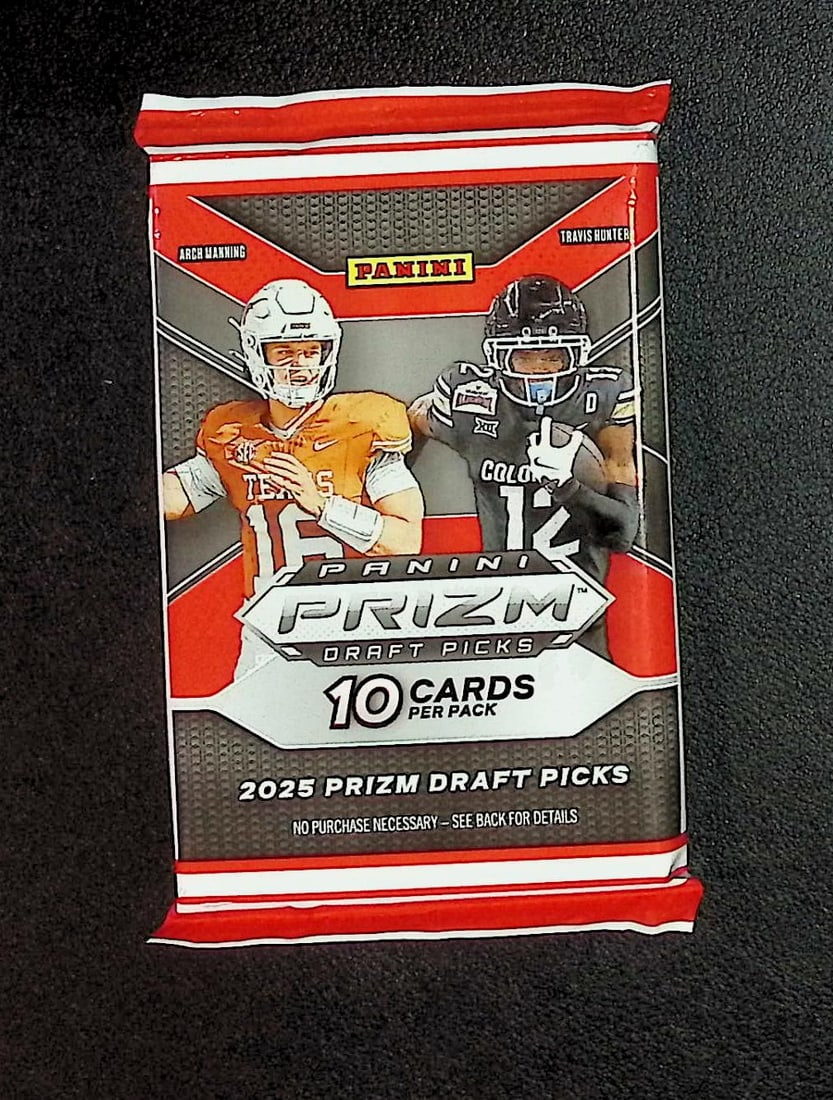 2025 Panini Prizm Draft Picks Football Card Mega Box Pack Sports Card Rookie NFL Trading Cards: Panini Rookie Football NFL Trading & Sports Cards, Rookie Cards in This Set are Jaxson Dart, Cam Ward, Shedeur Sanders, Cam Skattebo, Travis Hunter, Football & Sports Cards for Sale Near Me, Silver, W