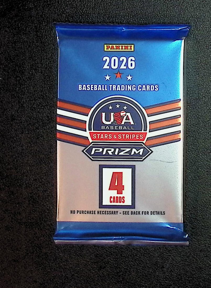 2026 Panini USA Baseball Stars & Stripes Prizm Blaster Box Pack (1 of 1)