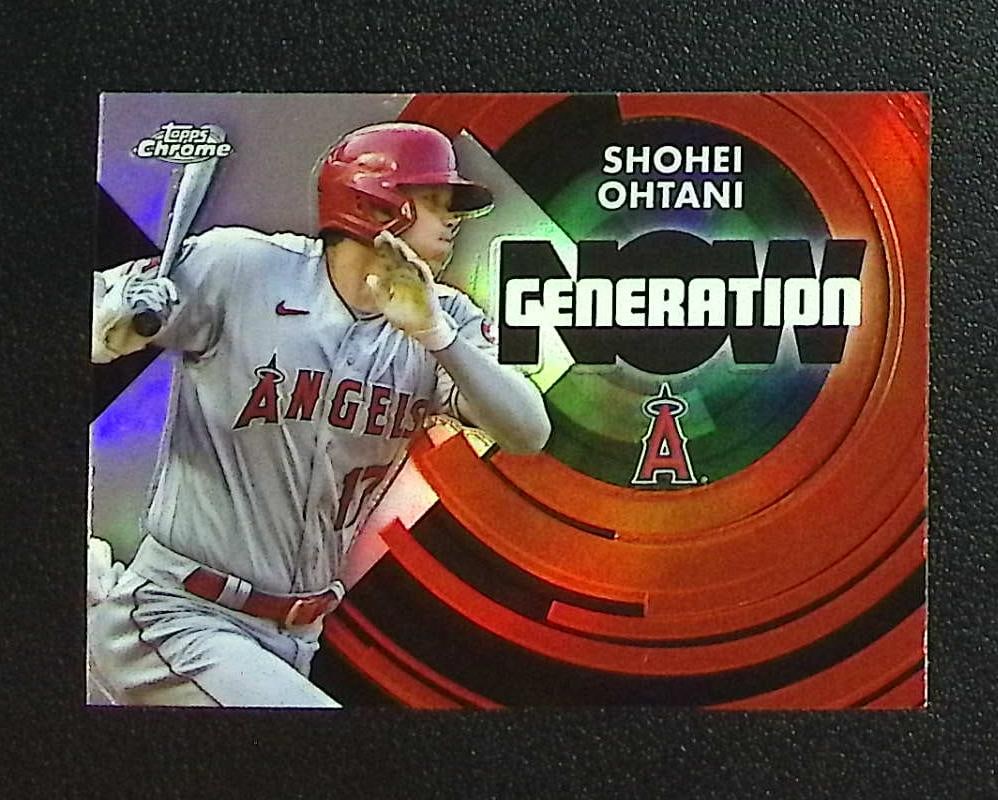 Shohei Ohtani Generation Now 2022 Topps Chrome #GNC-5 Angels, Dodgers: Topps, Bowman, & Fanatics Baseball MLB Trading & Sports Cards, Sports Cards for Sale Near Me, World Series & Hall of Fame Players Memorabilia, Refractors, X-Fractors, Numbered, SP, SSP, Valuable Aucti