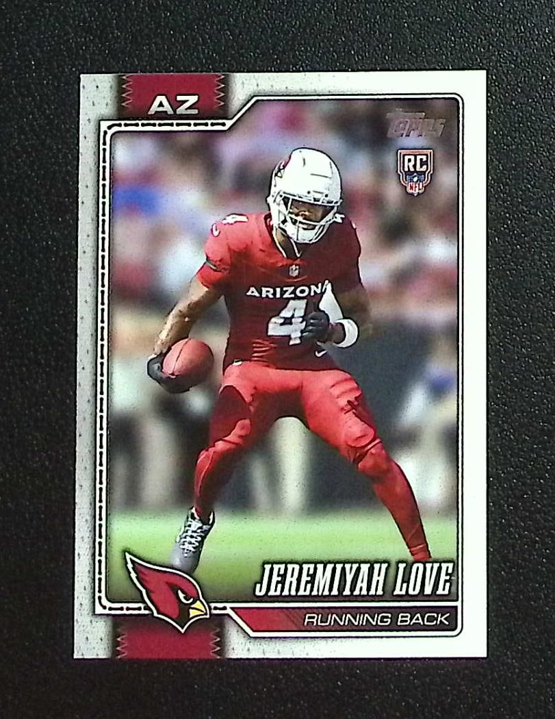 Jeremiyah Love Rookie Card 2026 Topps #309 Arizona Cardinals: Topps & Bowman Football NFL Trading Sports Cards, Sports Cards for Sale Near Me, Super Bowl & Hall of Fame Player Cards, Resurgence, Composite, SP, SSP, Valuable Auction Memorabilia Lots For Sale On L