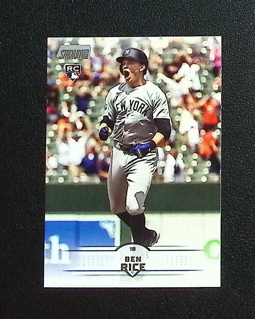 Ben Rice Rookie Card 2025 Topps Stadium Club #196 New York Yankees: Topps, Bowman, & Fanatics Baseball MLB Trading & Sports Cards, Sports Cards for Sale Near Me, World Series & Hall of Fame Players Memorabilia, Refractors, X-Fractors, Numbered, SP, SSP, Valuable Aucti