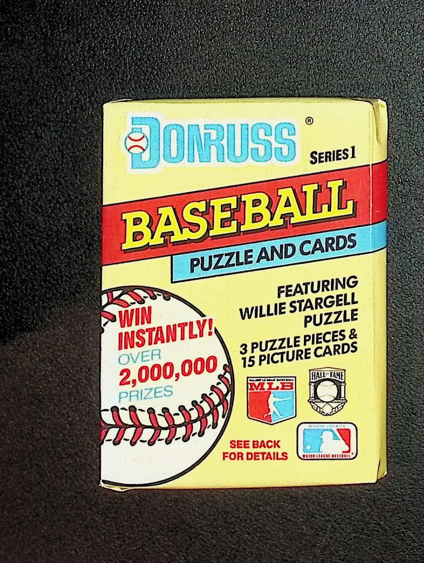 1991 Donruss Vintage Baseball Series 1 Retail Box Wax Pack, MLB Trading Card: Vintage Valuable Donruss Baseball MLB Trading & Sports Cards, Robin Yount, George Brett, Rickey Henderson, Nolan Ryan, Old Sports Cards for Sale Near Me, World Series & hall of Fame Players, Auction M
