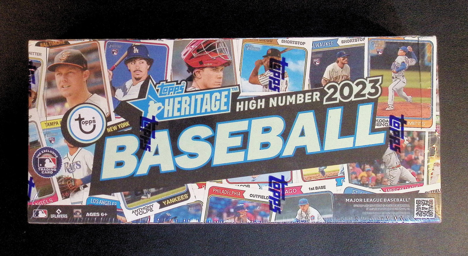 2023 Topps Heritage Baseball Card HIGH NUMBER HOBBY BOX , Sports Cards, Rookie Cards, MLB Trading (1 of 2)