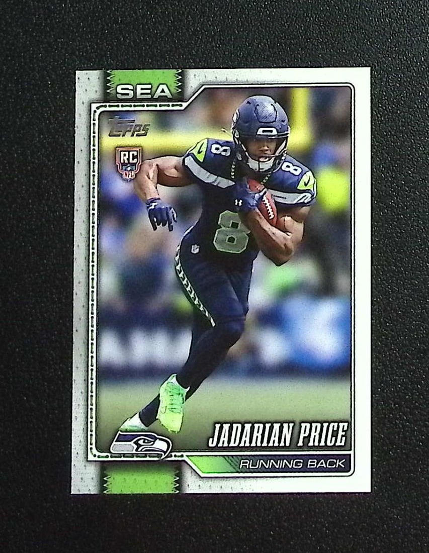 Jadarian Price Rookie Card 2026 Topps #310 Seattle Seahawks, Notre Dame: Topps & Bowman Football NFL Trading Sports Cards, Sports Cards for Sale Near Me, Super Bowl & Hall of Fame Player Cards, Resurgence, Composite, SP, SSP, Valuable Auction Memorabilia Lots For Sale On L