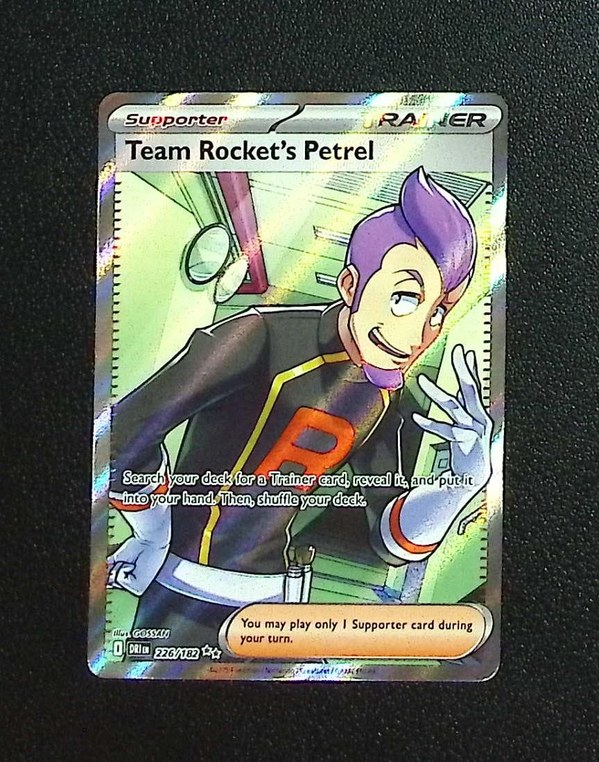 Pokemon Destined Rivals Team Rocket's Petrel Ultra Rare #226 (1 of 2)