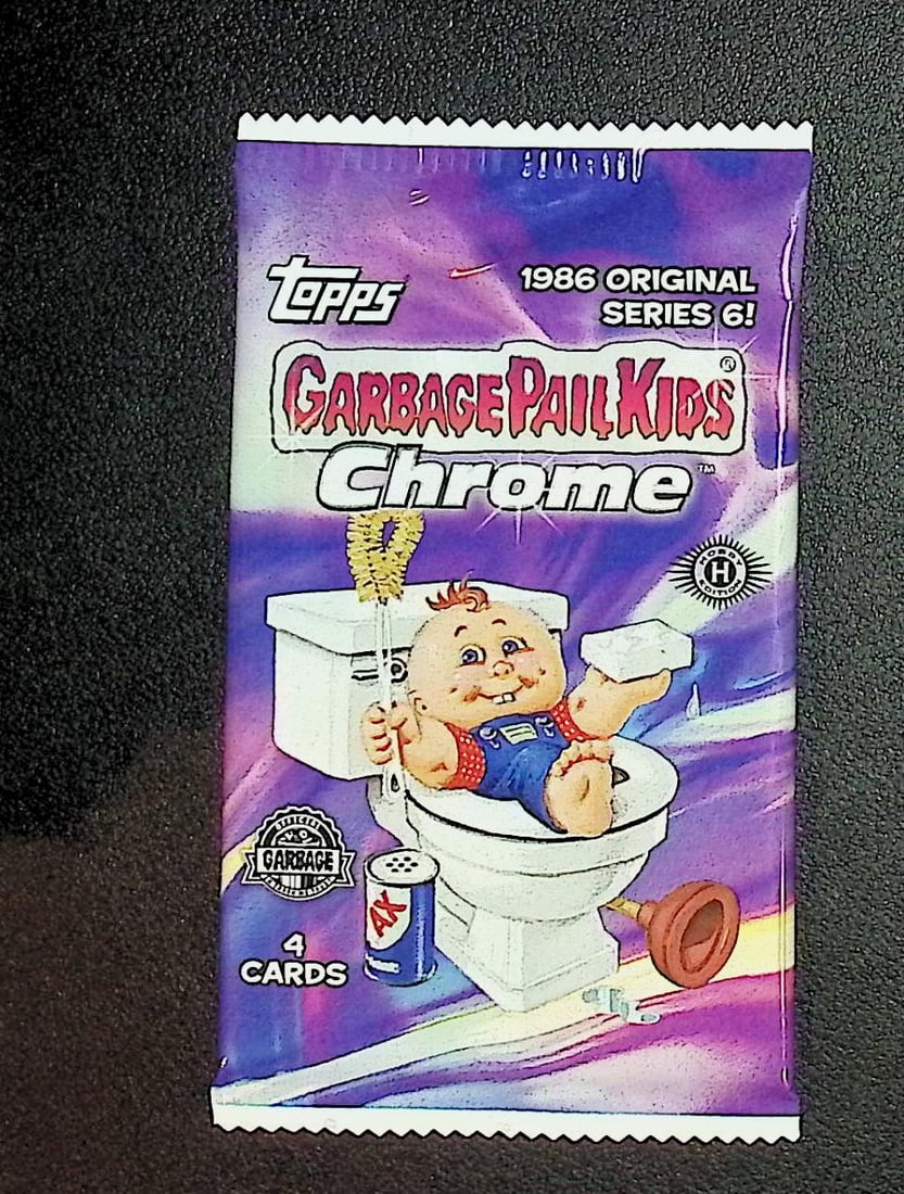 2023 Gargage Pail Kids Chrome Hobby Box Pack 1986 Origianal Series 6! Trading Cards (1 of 1)