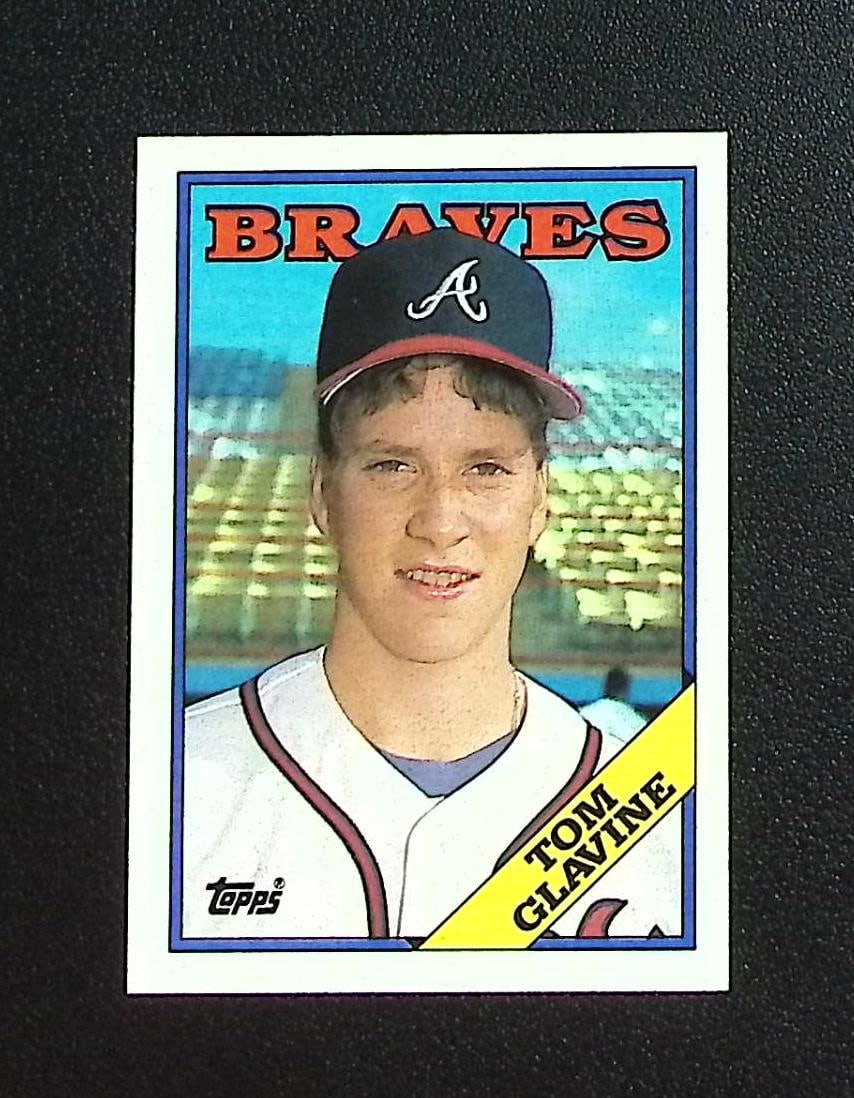 Tom Glavine Rookie Card 1988 Topps #779 Atlanta Braves: Topps, Bowman, & Fanatics Baseball MLB Trading & Sports Cards, Sports Cards for Sale Near Me, World Series & Hall of Fame Players Memorabilia, Refractors, X-Fractors, Numbered, SP, SSP, Valuable Aucti