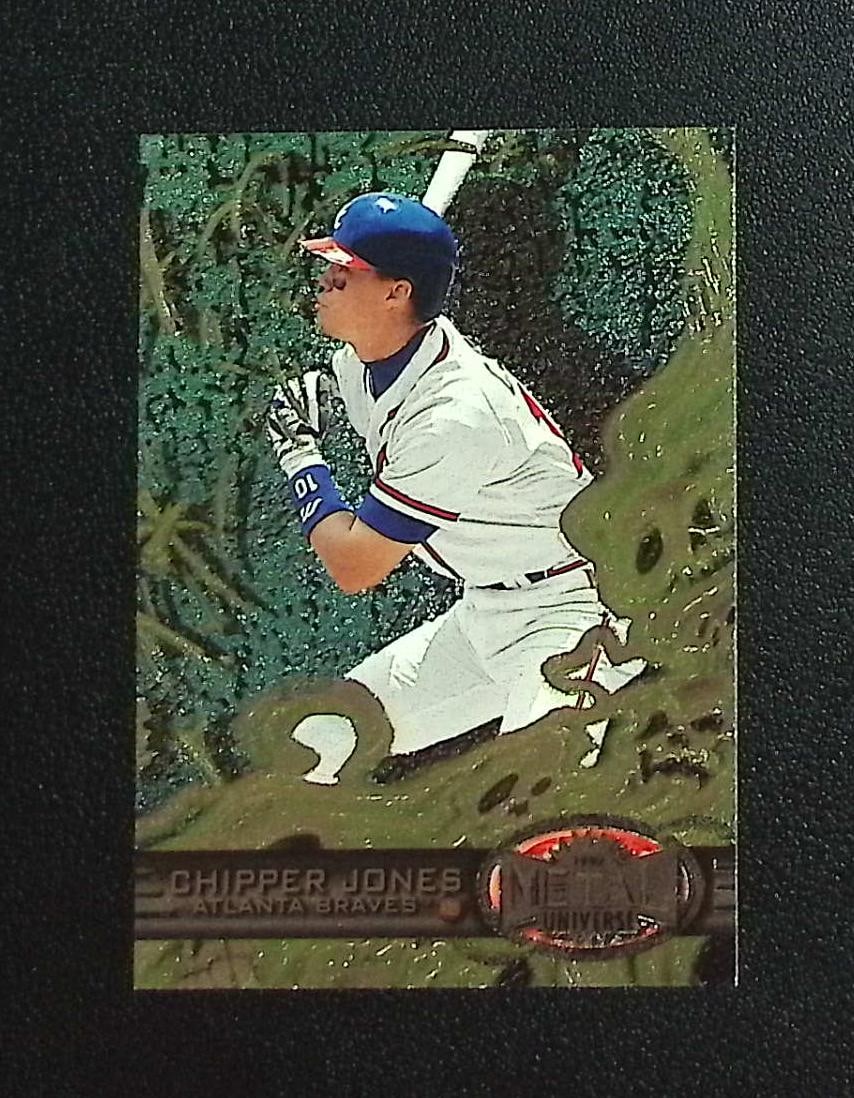Chipper Jones 1997 Metal Universe #31 Atlanta Braves (1 of 2)