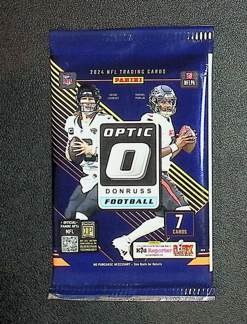 2024 Donruss Optic Football MEGA BOX PACK - Downtown, Uptown Inserts, Jayden Daniels Sports Card (1 of 1)